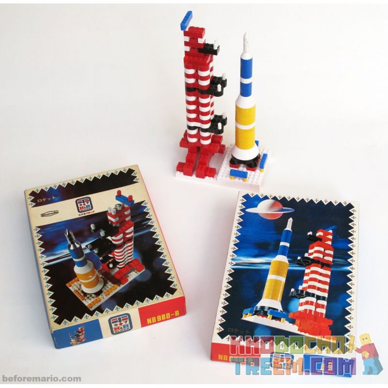 N&B BLOCK NB 980-R non Lego TÊN LỬA bộ đồ chơi xếp lắp ráp ghép mô hình ROCKET