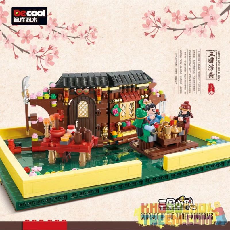 Decool 20501 Jisi 20501 non Lego BA VƯƠNG QUỐC bộ đồ chơi xếp lắp ráp ghép mô hình Three Kingdoms COURAGE OF THE THREE KINGDOMS Tam Quốc Diễn Nghĩa 925 khối