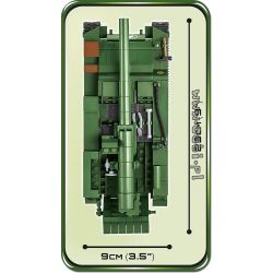 COBI 2531 non  XE PHÁO DI ĐỘNG M12 bộ đồ chơi xếp lắp ráp ghép mô hình Military Army M12 GUN MOTOR CARRIAGE Quân Sự Bộ Đội 560 khối