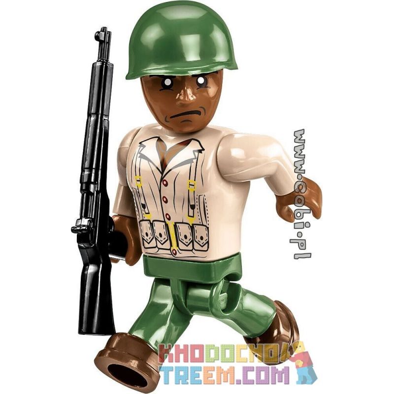 COBI 2531 non  XE PHÁO DI ĐỘNG M12 bộ đồ chơi xếp lắp ráp ghép mô hình Military Army M12 GUN MOTOR CARRIAGE Quân Sự Bộ Đội 560 khối