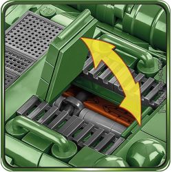 COBI CHARACTER BUILDING 2541 COBI-2541 COBI2541 non  PHÁO CHỐNG TĂNG TỰ HÀNH SU-100 bộ đồ chơi xếp lắp ráp ghép mô hình Military Army Quân Sự Bộ Đội 655 khối