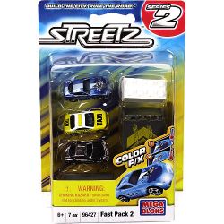 MEGA BLOKS 96427 non  GÓI NHANH 2. bộ đồ chơi xếp lắp ráp ghép mô hình Streetz FAST PACK 2 7 khối
