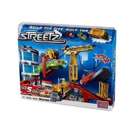 MEGA BLOKS 96422 non  THÁP SKYCRANE bộ đồ chơi xếp lắp ráp ghép mô hình Streetz SKYCRANE TOWER 167 khối