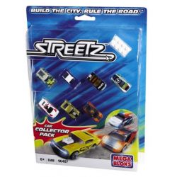 MEGA BLOKS 96407 non  GÓI SƯU TẬP XE HƠI bộ đồ chơi xếp lắp ráp ghép mô hình Streetz CAR COLLECTOR PACK 8 khối