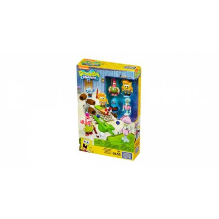 MEGA BLOKS DPH67 non  FOOL GOLF. bộ đồ chơi xếp lắp ráp ghép mô hình Spongebob Squarepants GOOFY GOLF Chú Bọt Biển Tinh Nghịch 68 khối