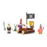 MEGA BLOKS CNH56 non  PIRATE PEOPLE. bộ đồ chơi xếp lắp ráp ghép mô hình Spongebob Squarepants PIRATE FIGURE PACK Chú Bọt Biển Tinh Nghịch 60 khối