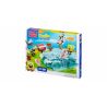 MEGA BLOKS 94620 non  CỨU XE TÀNG HÌNH. bộ đồ chơi xếp lắp ráp ghép mô hình Spongebob Squarepants INVISIBLE BOATMOBILE RESCUE Chú Bọt Biển Tinh Nghịch 337 khối