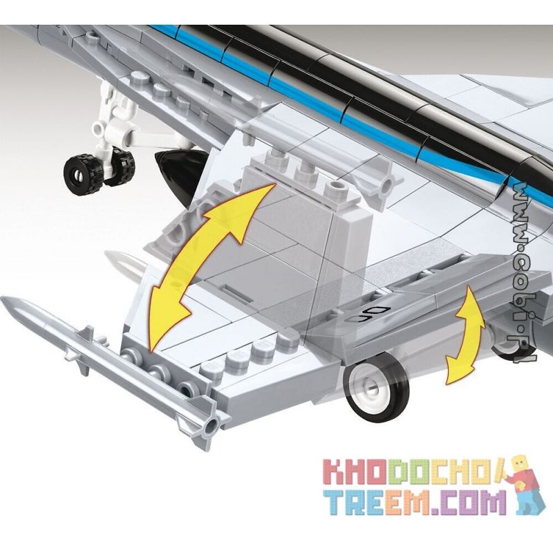 COBI CHARACTER BUILDING COBI-5805 5805 COBI5805 non  PHIÊN BẢN GIỚI HẠN F A-18E SUPER HORNET bộ đồ chơi xếp lắp ráp ghép mô hình F/A-18E SUPER HORNET™ LIMITED EDITION 570 khối