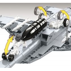 COBI CHARACTER BUILDING COBI-5805 5805 COBI5805 non  PHIÊN BẢN GIỚI HẠN F A-18E SUPER HORNET bộ đồ chơi xếp lắp ráp ghép mô hình F/A-18E SUPER HORNET™ LIMITED EDITION 570 khối