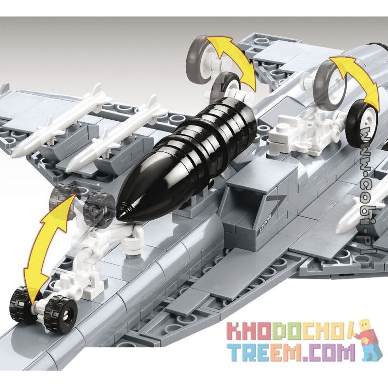 COBI CHARACTER BUILDING COBI-5805 5805 COBI5805 non  PHIÊN BẢN GIỚI HẠN F A-18E SUPER HORNET bộ đồ chơi xếp lắp ráp ghép mô hình F/A-18E SUPER HORNET™ LIMITED EDITION 570 khối