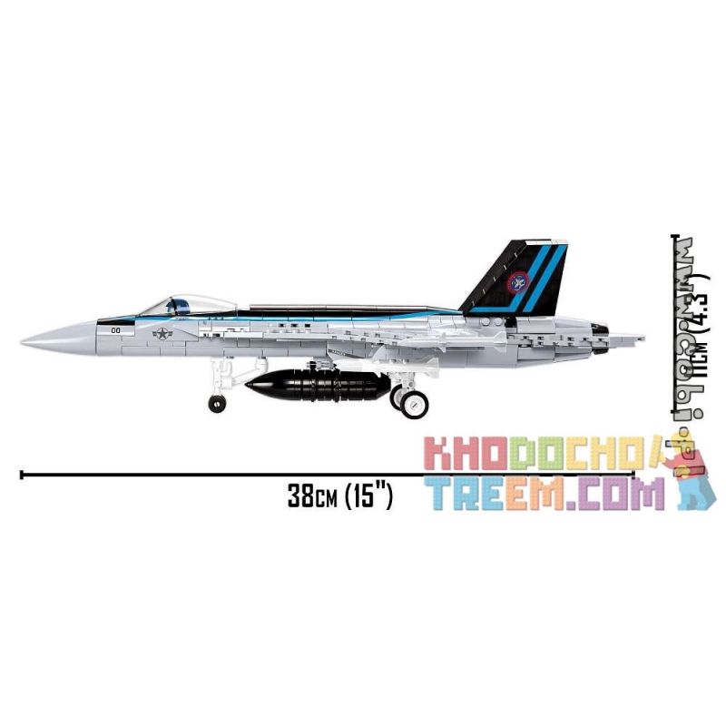 COBI CHARACTER BUILDING COBI-5805 5805 COBI5805 non  PHIÊN BẢN GIỚI HẠN F A-18E SUPER HORNET bộ đồ chơi xếp lắp ráp ghép mô hình F/A-18E SUPER HORNET™ LIMITED EDITION 570 khối