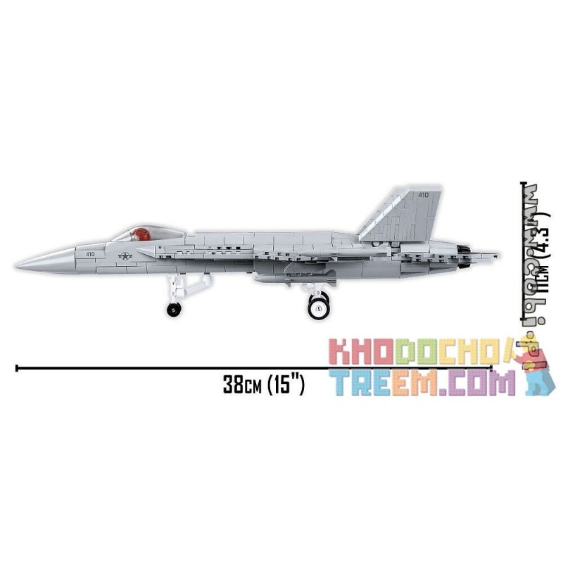 COBI CHARACTER BUILDING 5804 COBI-5804 COBI5804 non  BỘ ĐỆM SIÊU A-18E bộ đồ chơi xếp lắp ráp ghép mô hình F/A-18E SUPER HORNET™ 555 khối