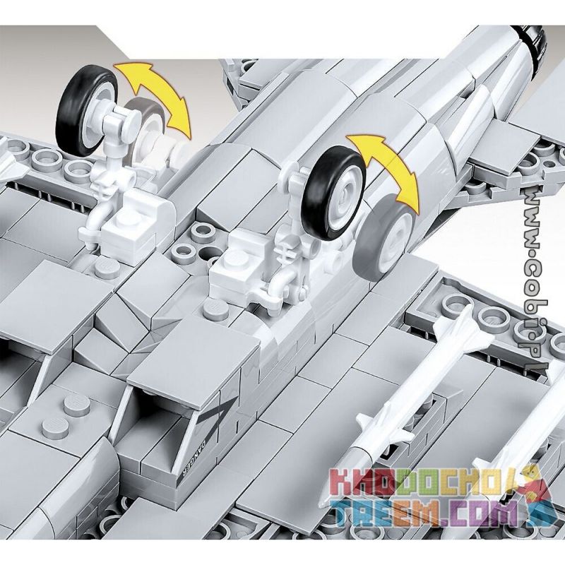 COBI CHARACTER BUILDING 5804 COBI-5804 COBI5804 non  BỘ ĐỆM SIÊU A-18E bộ đồ chơi xếp lắp ráp ghép mô hình F/A-18E SUPER HORNET™ 555 khối