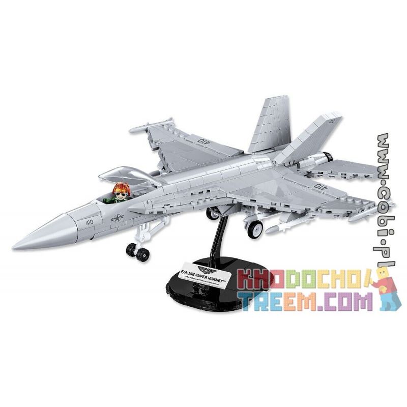 COBI CHARACTER BUILDING 5804 COBI-5804 COBI5804 non  BỘ ĐỆM SIÊU A-18E bộ đồ chơi xếp lắp ráp ghép mô hình F/A-18E SUPER HORNET™ 555 khối
