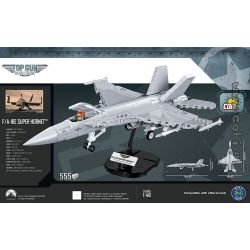 COBI CHARACTER BUILDING 5804 COBI-5804 COBI5804 non  BỘ ĐỆM SIÊU A-18E bộ đồ chơi xếp lắp ráp ghép mô hình F/A-18E SUPER HORNET™ 555 khối