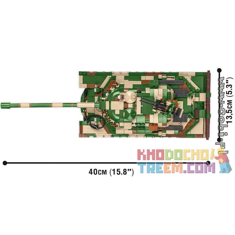 COBI CHARACTER BUILDING COBI-3040 3040 COBI3040 non  XE TĂNG IS-7 bộ đồ chơi xếp lắp ráp ghép mô hình Military Army IS-7 GRANITE Quân Sự Bộ Đội 844 khối