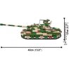 COBI CHARACTER BUILDING COBI-3040 3040 COBI3040 non  XE TĂNG IS-7 bộ đồ chơi xếp lắp ráp ghép mô hình Military Army IS-7 GRANITE Quân Sự Bộ Đội 844 khối