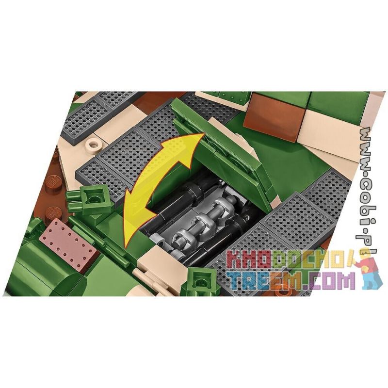 COBI CHARACTER BUILDING COBI-3040 3040 COBI3040 non  XE TĂNG IS-7 bộ đồ chơi xếp lắp ráp ghép mô hình Military Army IS-7 GRANITE Quân Sự Bộ Đội 844 khối