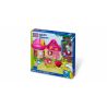 MEGA BLOKS 10751 non  NHÀ CỦA CHỊ GÁI bộ đồ chơi xếp lắp ráp ghép mô hình Movie & Game SMURFETTE'S HOUSE Phim Và Trò Chơi 47 khối