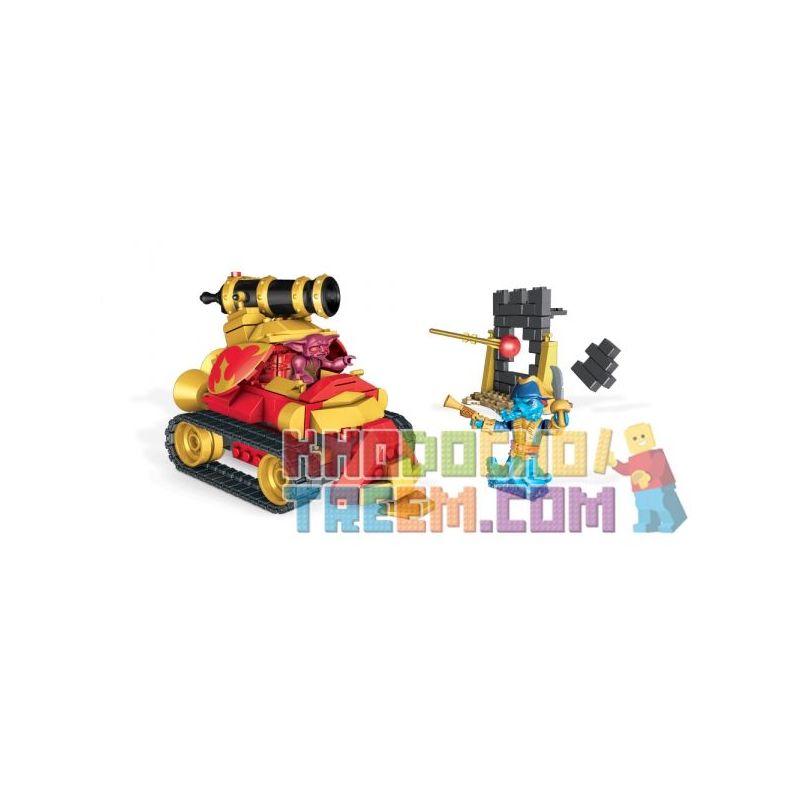 MEGA BLOKS 95497 non Lego XE TĂNG CHÌ bộ đồ chơi xếp lắp ráp ghép mô hình Skylanders BOSS TANK SHOWDOWN 133 khối