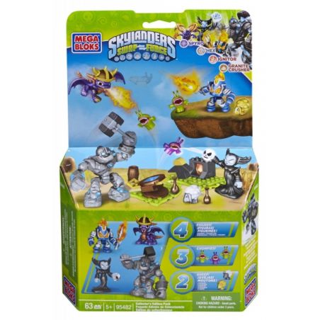 MEGA BLOKS 95482 non  BỘ SƯU TẬP bộ đồ chơi xếp lắp ráp ghép mô hình Skylanders COLLECTOR'S EDITION PACK 63 khối