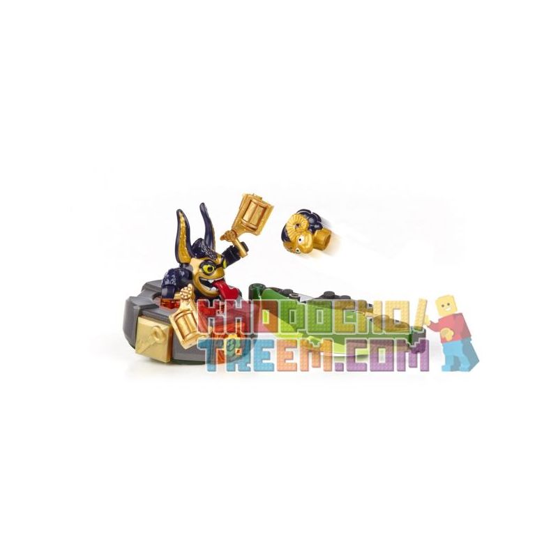 MEGA BLOKS 95473 non Lego CỔNG THÔNG TIN CHIẾN ĐẤU HUYỀN THOẠI bộ đồ chơi xếp lắp ráp ghép mô hình Skylanders LEGENDARY TRIGGER HAPPY BATTLE PORTAL 15 khối