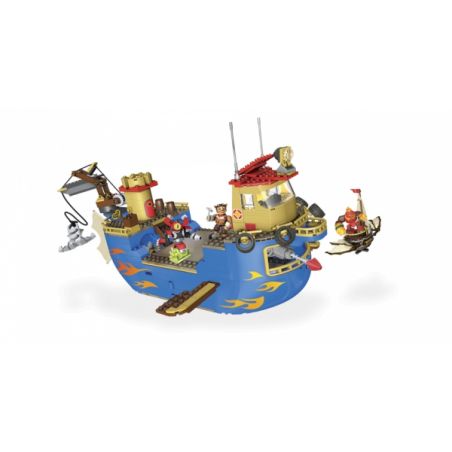 MEGA BLOKS 95461 non  TÀU CỨU HỘ FLYNN bộ đồ chơi xếp lắp ráp ghép mô hình Skylanders FLYNN'S RESCUE SHIP 300 khối