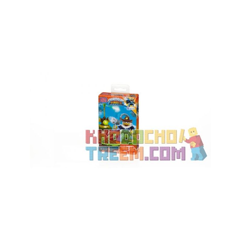 MEGA BLOKS 95427 non Lego TÚI ANH HÙNG MŨ JET-VAC VÀ COWBOY HAT bộ đồ chơi xếp lắp ráp ghép mô hình Skylanders JET-VAC WITH COWBOY HAT HERO PACK 30 khối