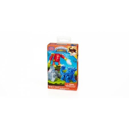 MEGA BLOKS 95424 non  TÚI BASH MỜ bộ đồ chơi xếp lắp ráp ghép mô hình Skylanders TRANSLUCENT BASH HERO PACK 43 khối