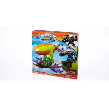 MEGA BLOKS 95415 non  ATTACK QI BOLIN AIRSHIP bộ đồ chơi xếp lắp ráp ghép mô hình Skylanders ZEPPELIN AIR SHIP ASSAULT 133 khối