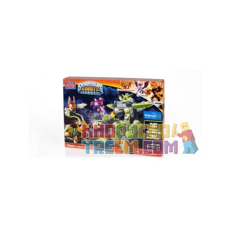 MEGA BLOKS 95422 non Lego SWORM. bộ đồ chơi xếp lắp ráp ghép mô hình Skylanders SWARM MECH INVASION 196 khối