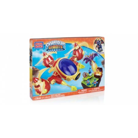 MEGA BLOKS 95418 non  ARKEKER TRỰC TUYẾN bộ đồ chơi xếp lắp ráp ghép mô hình Skylanders ARKEYAN COPTER ATTACK 138 khối