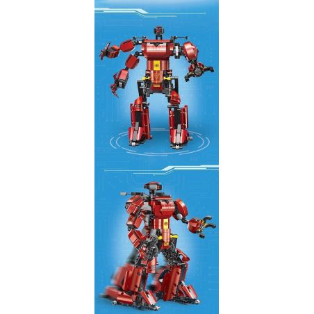 MouldKing 15038 Mould King 15038 non  ROBOT ĐỎ bộ đồ chơi xếp lắp ráp ghép mô hình MK CRIMSON ROBOT 636 khối
