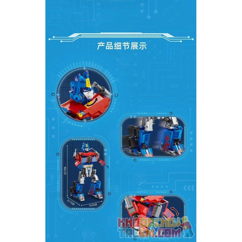 MouldKing 15036 Mould King 15036 non  ROBOT OPTIMUS. bộ đồ chơi xếp lắp ráp ghép mô hình MK PRIME ROBOT 678 khối