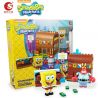 CHAOSHENG SP-S003 S003 SPS003 non  NHÀ HÀNG GỖ CUA MINI bộ đồ chơi xếp lắp ráp ghép mô hình Spongebob Squarepants SPONGE BOB SQUARE PANTS Chú Bọt Biển Tinh Nghịch