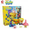 CHAOSHENG SP-S001 S001 SPS001 non  MINI BURGER CAR. bộ đồ chơi xếp lắp ráp ghép mô hình Spongebob Squarepants SPONGE BOB SQUARE PANTS Chú Bọt Biển Tinh Nghịch