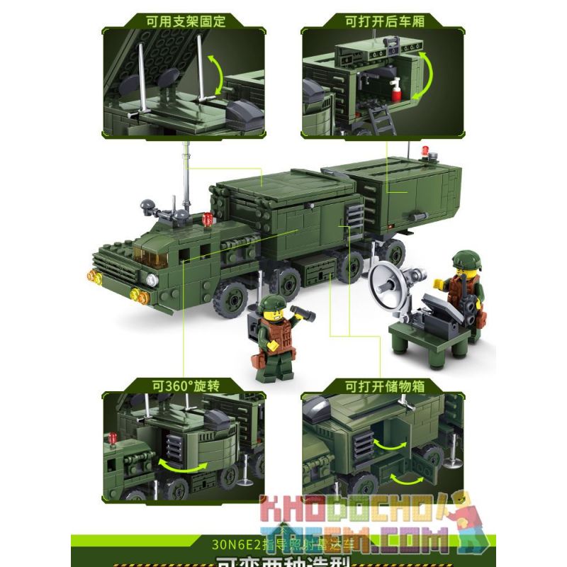 Kazi KY84038 84038 non  30N6E2 HƯỚNG DẪN VIÊN CHIẾU SÁNG XE RADAR TẢI HẠNG NẶNG ĐA CHỨC NĂNG M985A2 bộ đồ chơi xếp lắp ráp ghép mô hình Field Army FIELD ARMY MISSILE LAUNCH VEHICLE Chiến Trường 534 khối Kazi KY84038 84038 non  30N6E2 HƯỚNG DẪN VIÊN CHIẾU SÁNG XE RADAR TẢI HẠNG NẶNG ĐA CHỨC NĂNG M985A2 bộ đồ chơi xếp lắp ráp ghép mô hình Field Army FIELD ARMY MISSILE LAUNCH VEHICLE Chiến Trường 534 khối