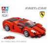 CHAOBAO RENREN 7024 REBRICKABLE MOC-42633 42633 MOC42633 non  FERARIANZO. bộ đồ chơi xếp lắp ráp ghép mô hình Racers FERRARI ENZO V2 Đua Tốc Độ 297 khối