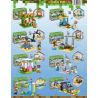 ZHEGAO QL0574 0574 non  KHẢO SÁT THUÊ BAO. bộ đồ chơi xếp lắp ráp ghép mô hình Minecraft CUBE WORLD Game Xây Dựng