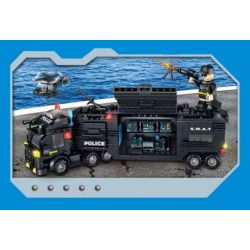 ZHEGAO QL0167 0167 non  THAY ĐỔI MÁY CẢNH SÁT ĐẶC BIỆT 35 bộ đồ chơi xếp lắp ráp ghép mô hình Swat Special Force POWER Đặc Nhiệm 820 khối