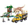 ZHEGAO QL1720 1720 non  XE TẢI RỒNG THÔ bộ đồ chơi xếp lắp ráp ghép mô hình Jurassic World DINOSAUR Thế Giới Khủng Long 582 khối