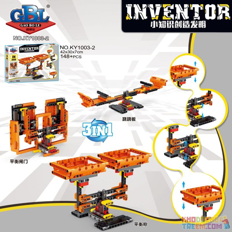 GBL KY1003-1 1003-1 KY1003-2 1003-2 KY1003-3 1003-3 KY1003-4 1003-4 non  NẮM BẮT NỀN TẢNG NÂNG MÁY BÚP BÊ CÂN BẰNG CẦU GẤP bộ đồ chơi xếp lắp ráp ghép mô hình Mindstorms INVENTOR Lập Trình Khoa Học 797 khối