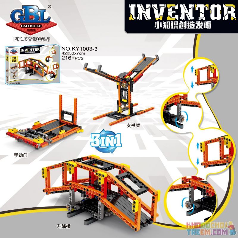 GBL KY1003-1 1003-1 KY1003-2 1003-2 KY1003-3 1003-3 KY1003-4 1003-4 non  NẮM BẮT NỀN TẢNG NÂNG MÁY BÚP BÊ CÂN BẰNG CẦU GẤP bộ đồ chơi xếp lắp ráp ghép mô hình Mindstorms INVENTOR Lập Trình Khoa Học 797 khối