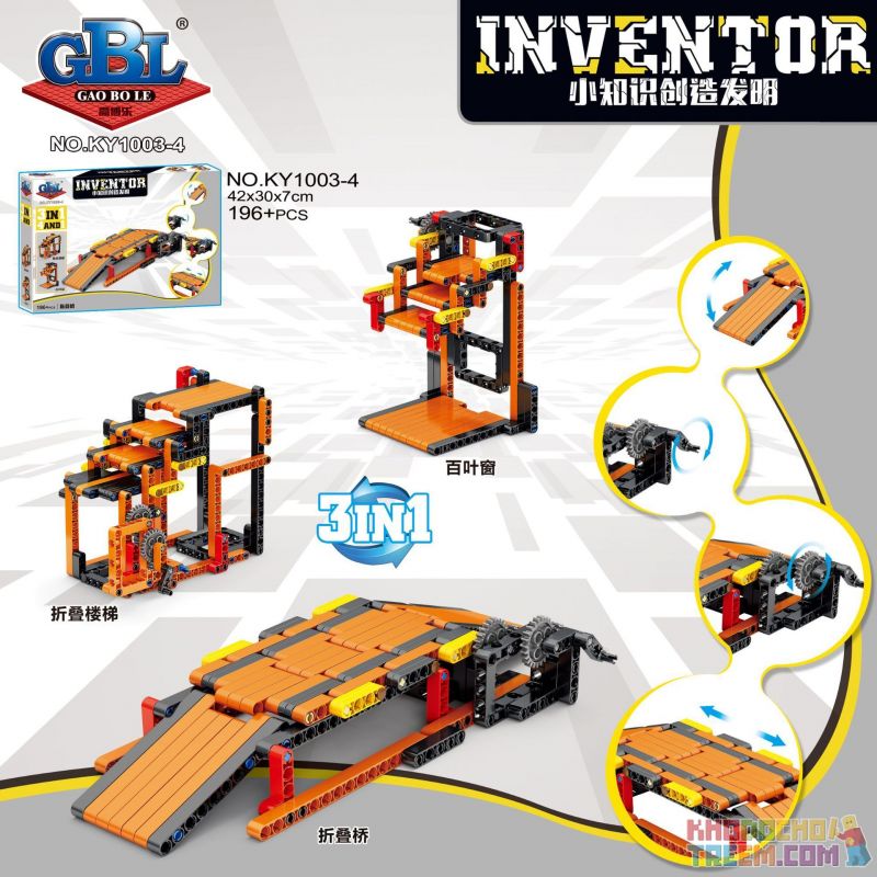 GBL KY1003-1 1003-1 KY1003-2 1003-2 KY1003-3 1003-3 KY1003-4 1003-4 non  NẮM BẮT NỀN TẢNG NÂNG MÁY BÚP BÊ CÂN BẰNG CẦU GẤP bộ đồ chơi xếp lắp ráp ghép mô hình Mindstorms INVENTOR Lập Trình Khoa Học 797 khối