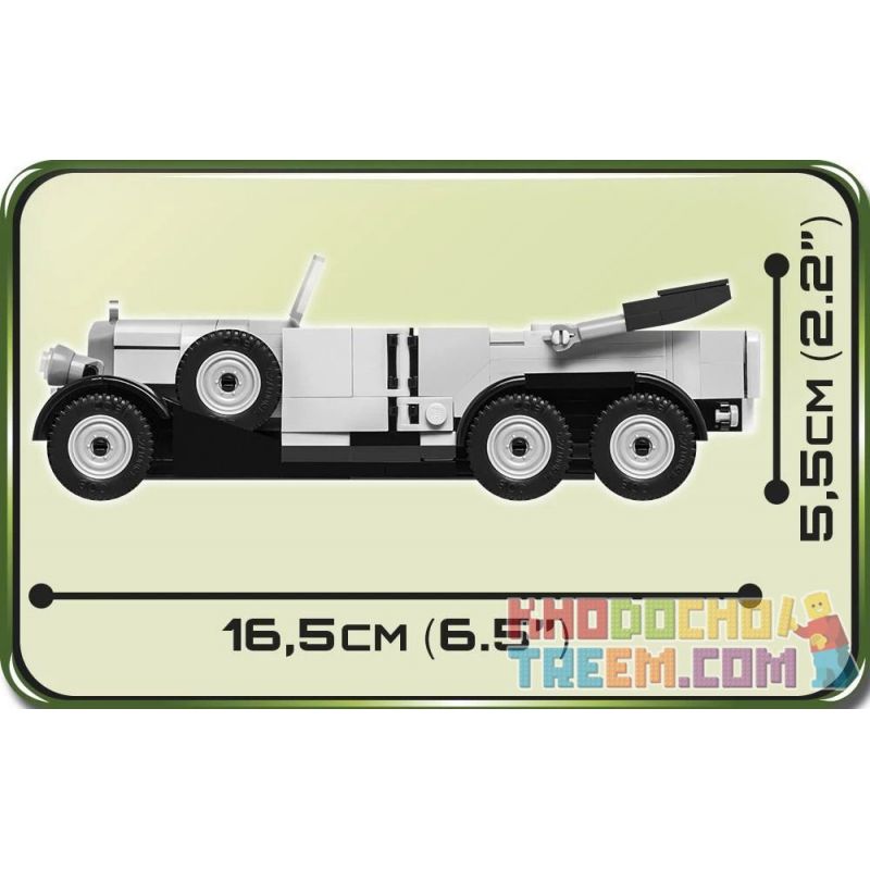 COBI CHARACTER BUILDING COBI-2408 2408 COBI2408 COBI-2409 2409 COBI2409 non  1939 MERCEDES G4. bộ đồ chơi xếp lắp ráp ghép mô hình Military Army Quân Sự Bộ Đội 272 khối
