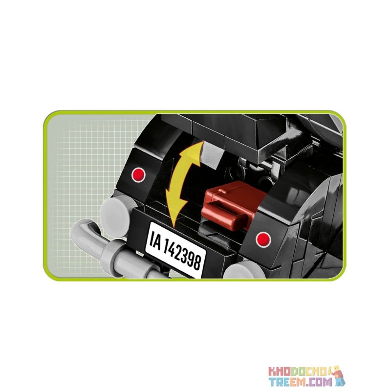 COBI CHARACTER BUILDING COBI-2407 2407 COBI2407 COBI-2406 2406 COBI2406 non  1938 MERCEDES 770. bộ đồ chơi xếp lắp ráp ghép mô hình Military Army Quân Sự Bộ Đội 225 khối