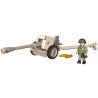 COBI CHARACTER BUILDING COBI-2252 2252 COBI2252 non  SÚNG CHỐNG BỂ PAK 40 tỷ lệ 1:35 bộ đồ chơi xếp lắp ráp ghép mô hình Military Army PAK 40 ANTI-TANK GUN Quân Sự Bộ Đội 85 khối