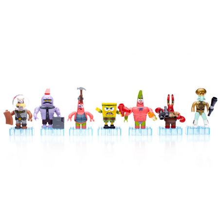 MEGA BLOKS CND16 non  HÌNH HÀNH ĐỘNG THU NHỎ DÒNG 2 bộ đồ chơi xếp lắp ráp ghép mô hình Spongebob Squarepants MICRO ACTION FIGURES SERIES 2 Chú Bọt Biển Tinh Nghịch