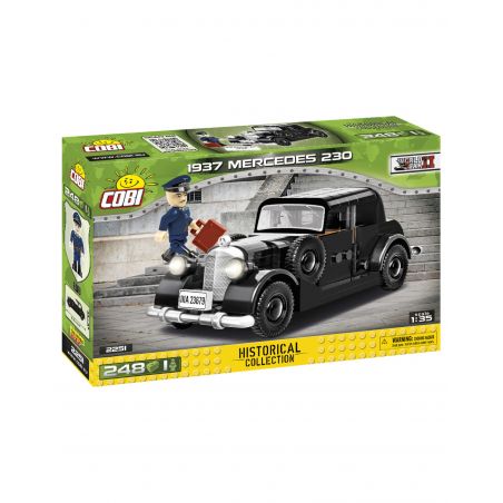 COBI CHARACTER BUILDING COBI-2251 2251 COBI2251 non  1937 MERCEDES 230. bộ đồ chơi xếp lắp ráp ghép mô hình Military Army Quân Sự Bộ Đội 248 khối