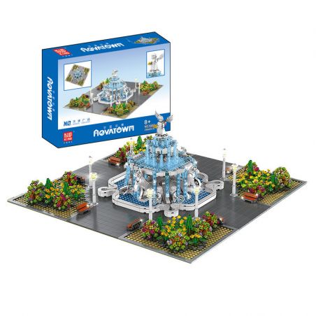 MouldKing 16003 Mould King 16003 non  THIÊN THẦN bộ đồ chơi xếp lắp ráp ghép mô hình Modular Buildings NOVATOWN ANGEL SQUARE Mô Hình Nhà Cửa 2960 khối